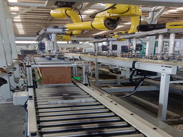 上下料機器人的程序編寫與調試 青島賽邦生產的上下料機器人展示