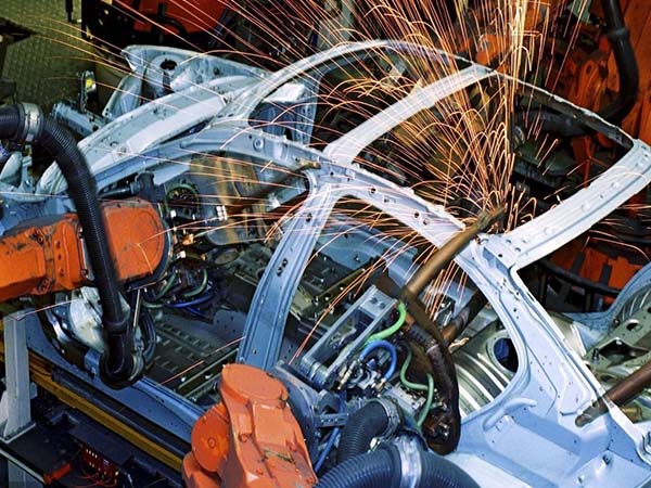 全自動點焊機器人焊接工作過程 全自動點焊機器人焊接工作過程