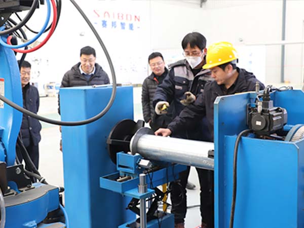 工業變位機搭配焊接機器人操作流程 工業變位機搭配焊接機器人操作流程